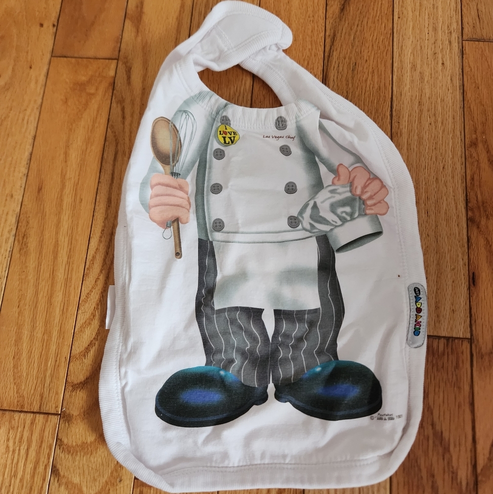 Las Vegas chef oversized bib